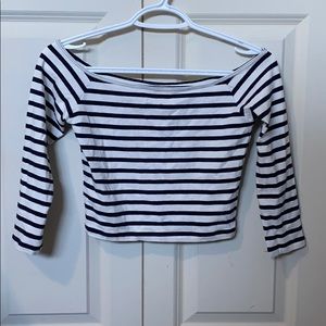 Hollister Tops - Stripped crop Holister shirt Hollister Tops - Stripped crop Holister shirt